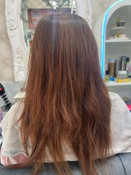 Anti-Brass Brown Color & Keratin in Bangkok