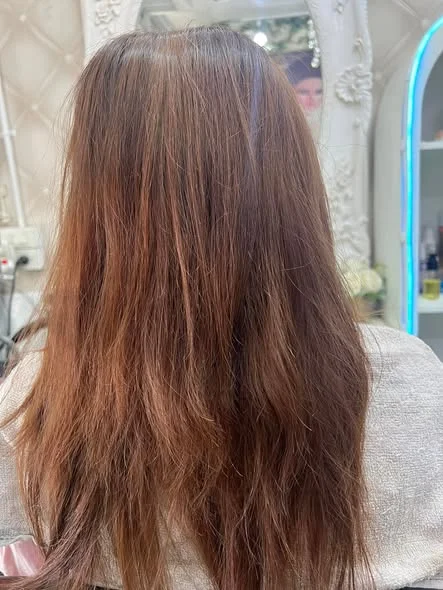 Anti-Brass Brown Color & Keratin in Bangkok