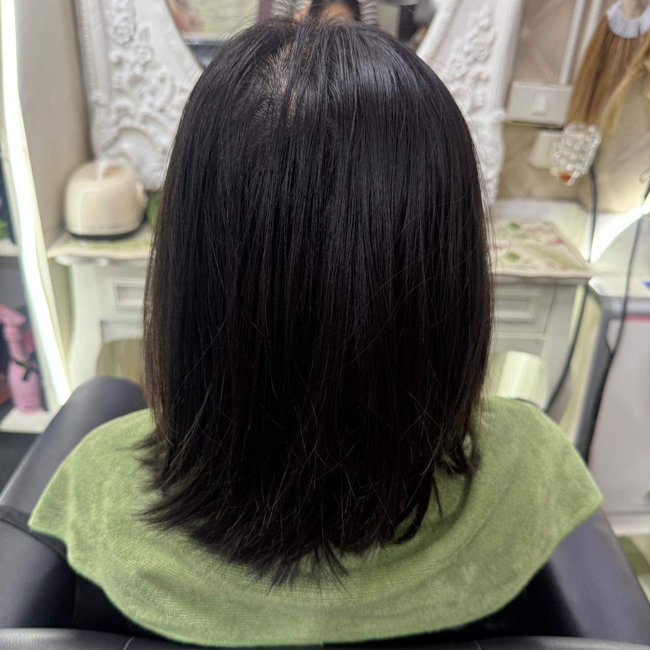 Before - natural black hair