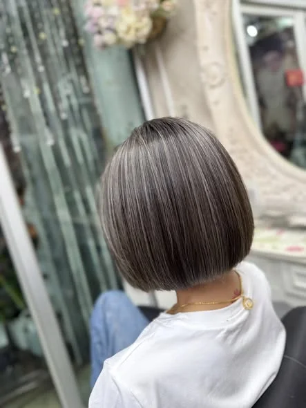 Ash Grey Hair Transformation in Bangkok