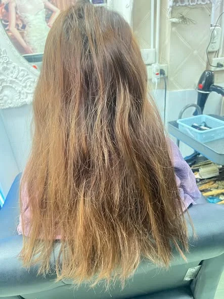 Ash Color Without Bleach at Oilly Hair Salon Bangkok