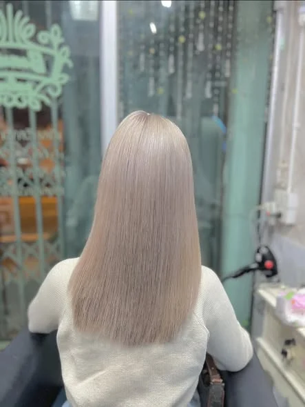 Ash Tone Color Correction in Bangkok | Oilly Hair Salon