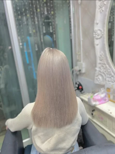 Ash Tone Color Correction in Bangkok | Oilly Hair Salon