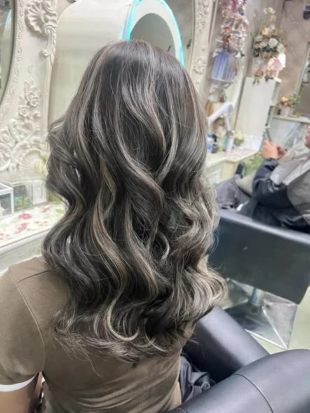 Balayage Airtouch and Keratin at Oilly Hair Salon Bangkok