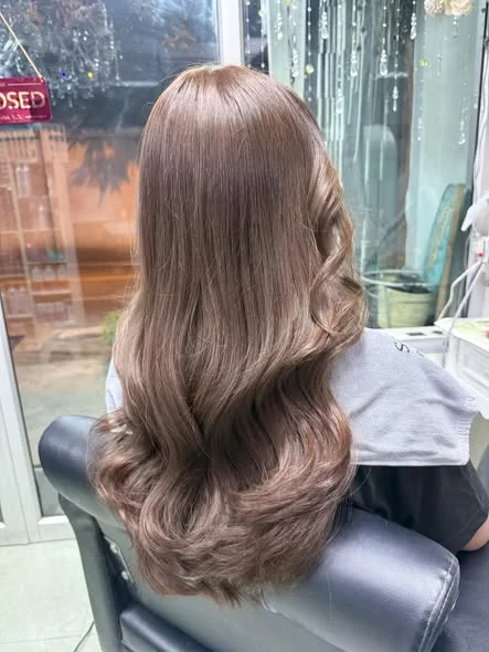 Black Color Correction at Oilly Hair Salon Bangkok