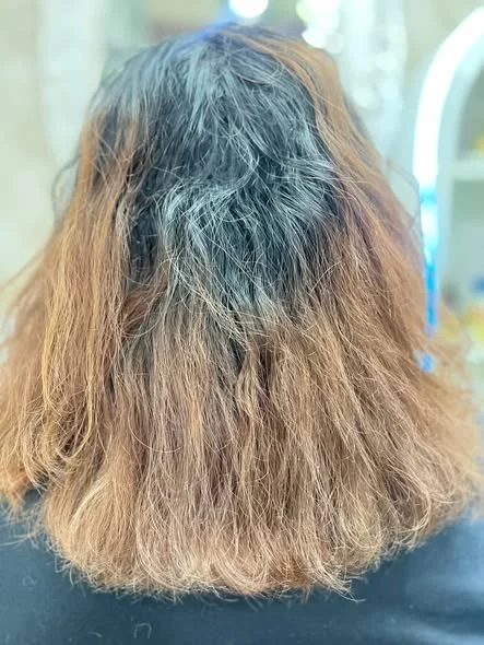 Brightening Hair Color Transformation in Bangkok