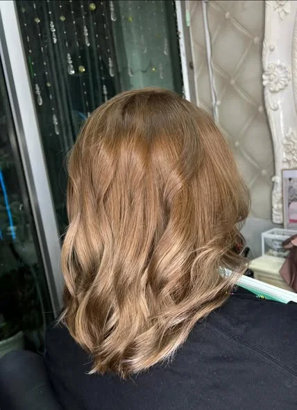 Brightening Hair Color Transformation in Bangkok