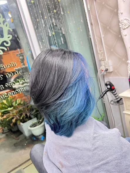 Men's Hidden Hair Color & Haircut in Bangkok