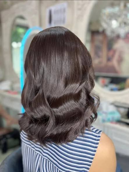 Natural Black to Ash Brown Hair Color in Bangkok
