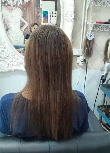 No-Bleach Ash Brown & Keratin | Oilly Hair Salon Bangkok