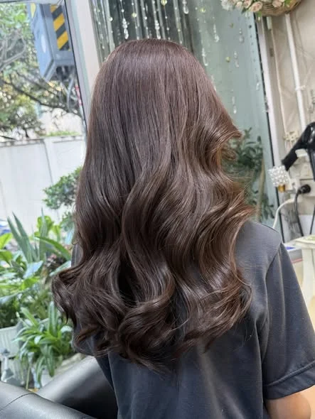 Soft Ash Hair Color Transformation in Bangkok