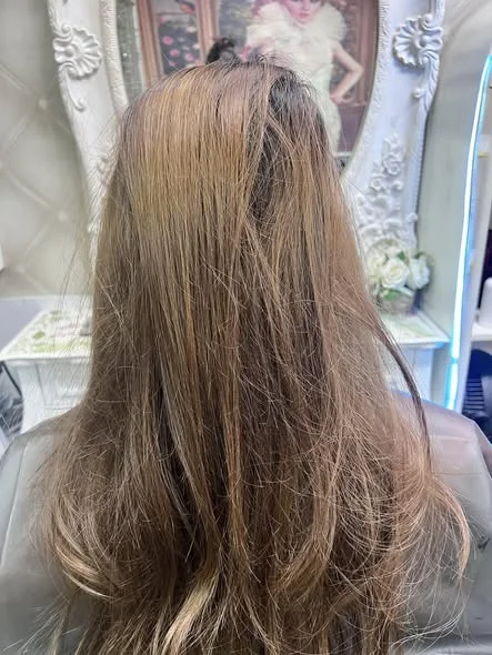 After Color Correction Ash Brown Bangkok