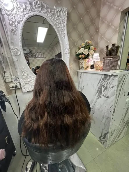 Ash Caramel Brown No Bleach at Oilly Hair Salon Bangkok
