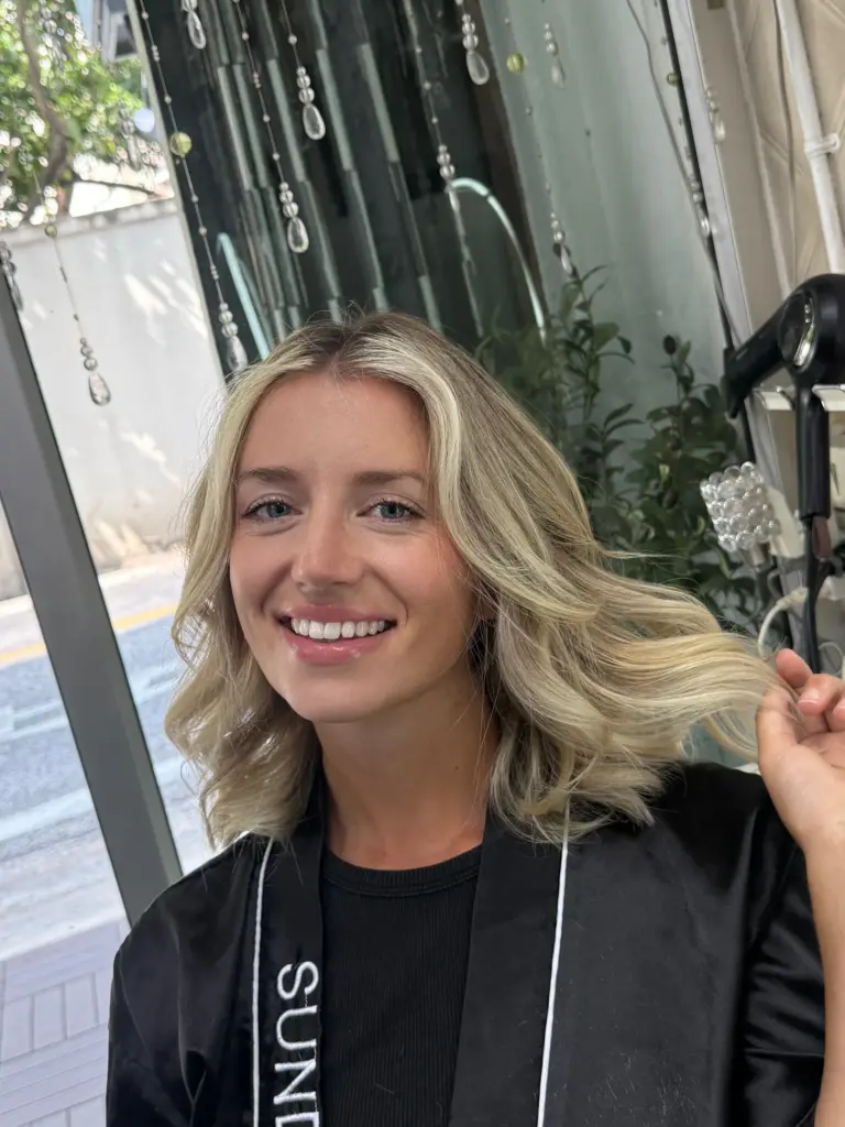 Bangkok blonde balayage refresh, Oilly Hair Salon