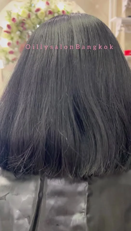 Bold Color Correction at Oilly Hair Salon Bangkok