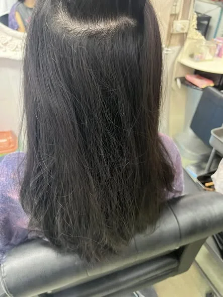 Caramel Brown Color Correction at Oilly Hair Salon Bangkok