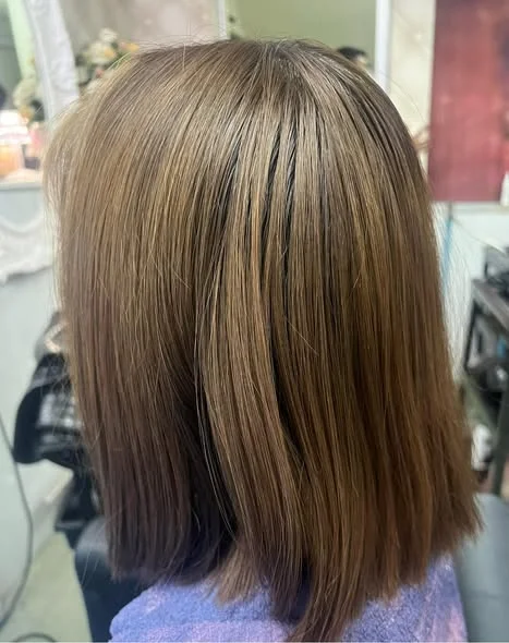 Chocolate Brown Hair Color at Oilly Hair Salon Bangkok