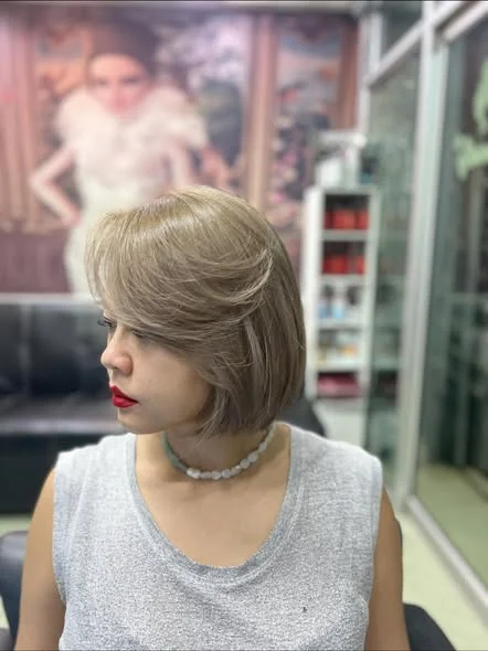 Color Transformation at Oilly Hair Salon Bangkok