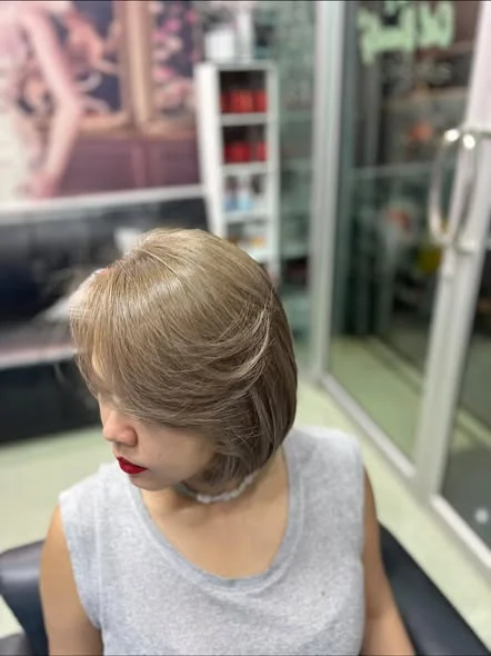 Color Transformation at Oilly Hair Salon Bangkok