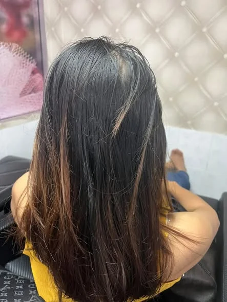Dark Ash Blonde Transformation at Oilly Hair Salon Bangkok