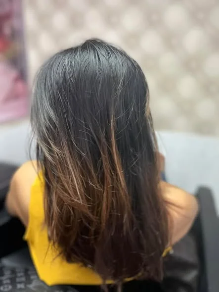 Dark Ash Blonde Transformation at Oilly Hair Salon Bangkok