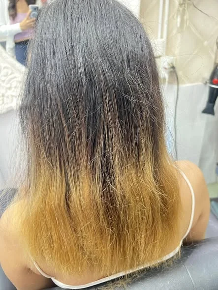 Dark Color & Keratin Smoothing in Bangkok