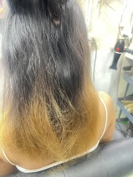 Dark Color & Keratin Smoothing in Bangkok