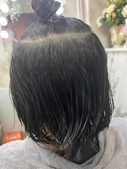 Grey Color Correction at Oilly Hair Salon Bangkok