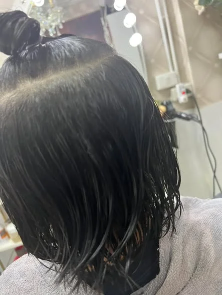 Grey Color Correction at Oilly Hair Salon Bangkok