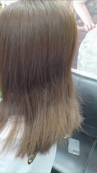 Milk Tea Hair Color Correction | Oilly Hair Salon Bangkok