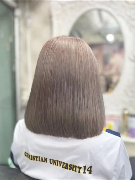 Milk Tea Hair Color Correction | Oilly Hair Salon Bangkok