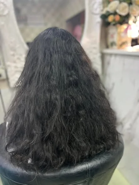 No-Bleach Ash Brown at Oilly Hair Salon Bangkok