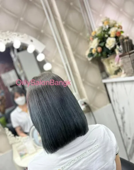 No-Bleach Color Correction at Oilly Hair Salon Bangkok