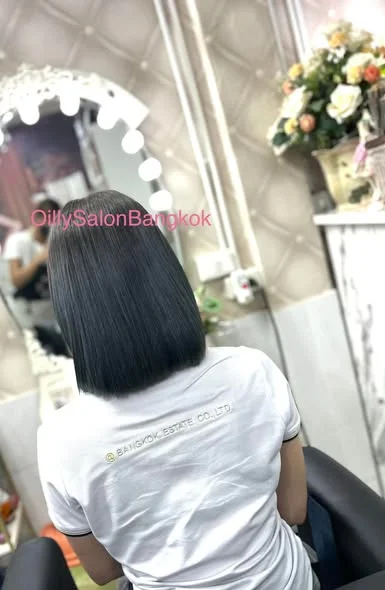 No-Bleach Color Correction at Oilly Hair Salon Bangkok