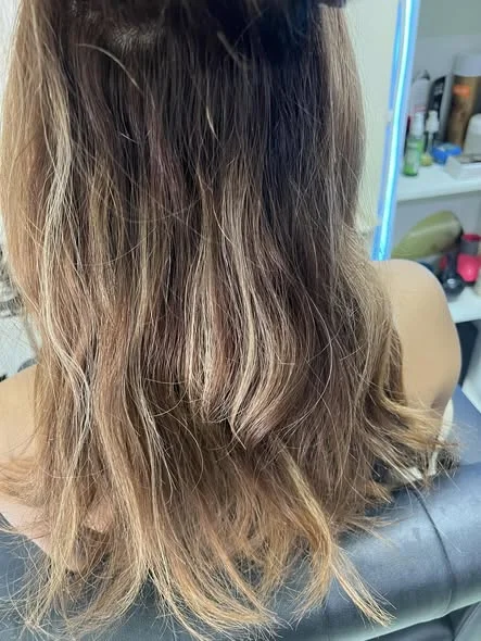 Safe Balayage for Fragile Hair | Oilly Hair Salon Bangkok