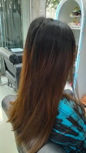 Single-Process Ash Hair Color in Bangkok