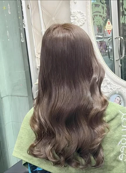 Single-Process Ash Hair Color in Bangkok