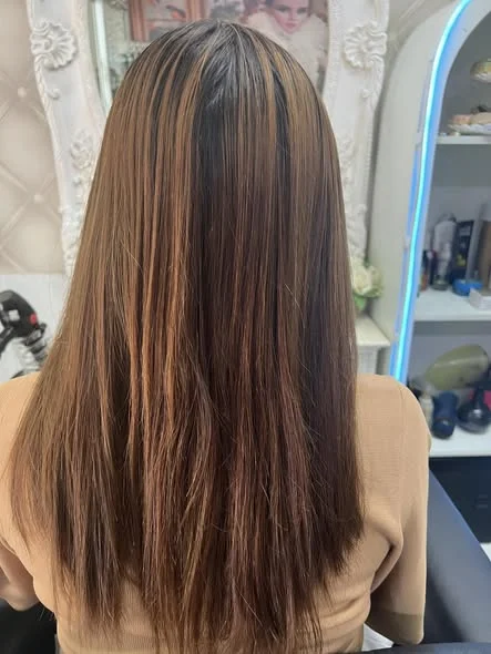 Soft Brown Hair Color & Highlights in Bangkok