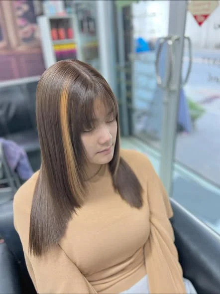 Soft Brown Hair Color & Highlights in Bangkok