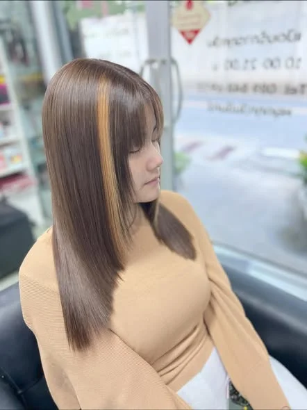 Soft Brown Hair Color & Highlights in Bangkok