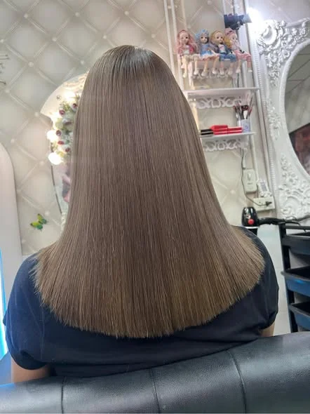 Straightening, Color & Keratin at Oilly Hair Salon Bangkok