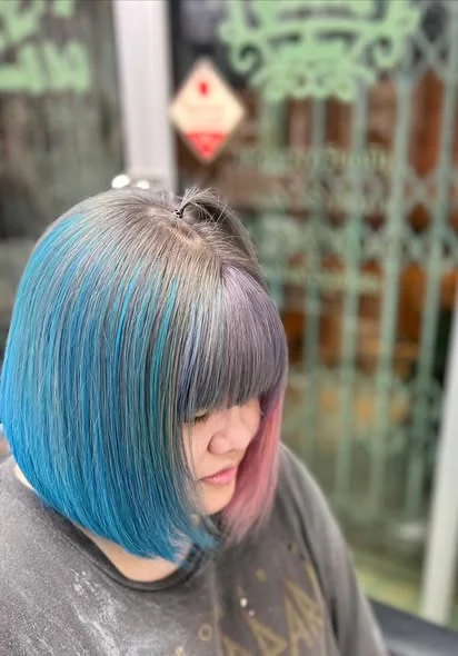 Vibrant Multi-Tonal Hair Color in Bangkok