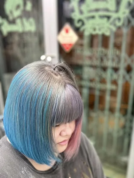 Vibrant Multi-Tonal Hair Color in Bangkok