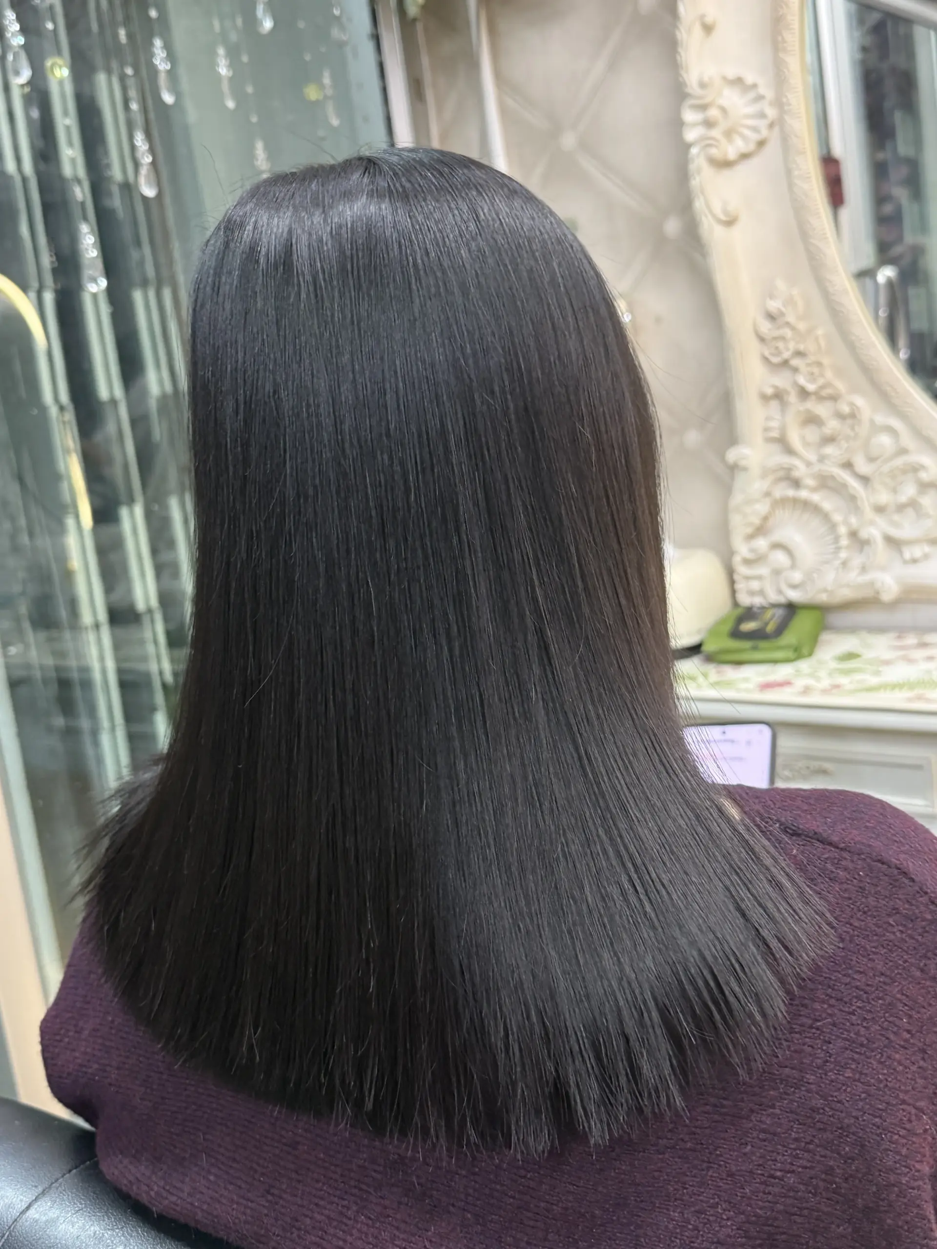 Hair Botox Bangkok &mdash; smooth, glossy result after treatment